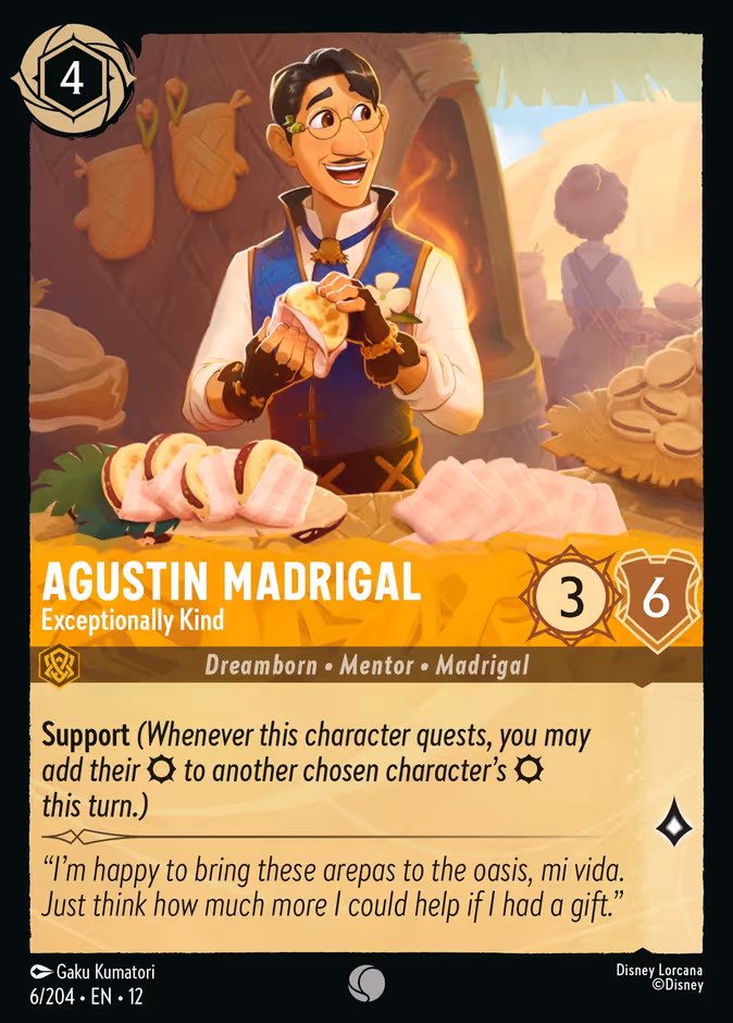 Carta Agustin Madrigal · Exceptionally Kind
