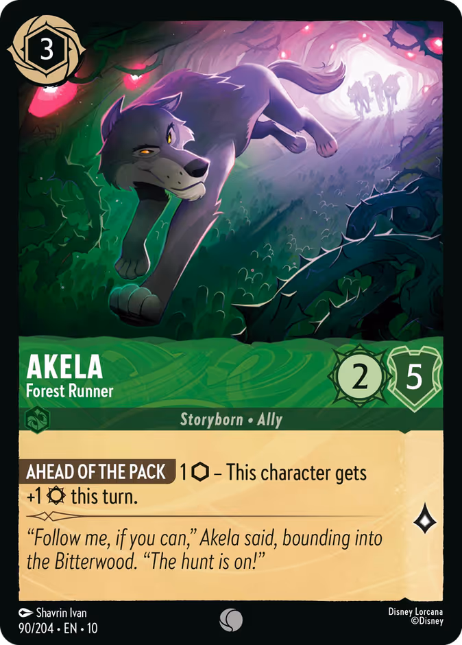 Carta oficial Akela · Forest Runner