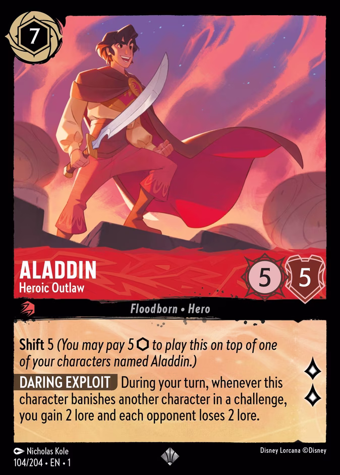 Carta Aladdin · Heroic Outlaw