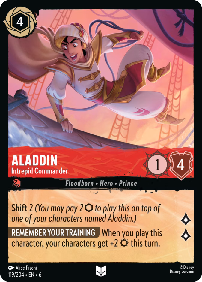 Carta Aladdin · Intrepid Commander