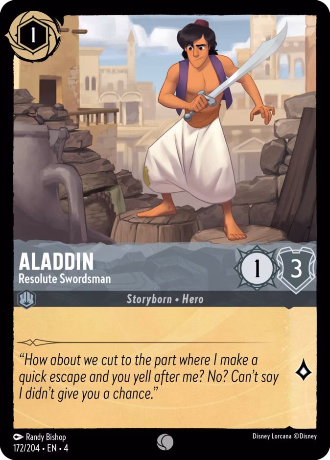 Carta Aladdin · Resolute Swordsman