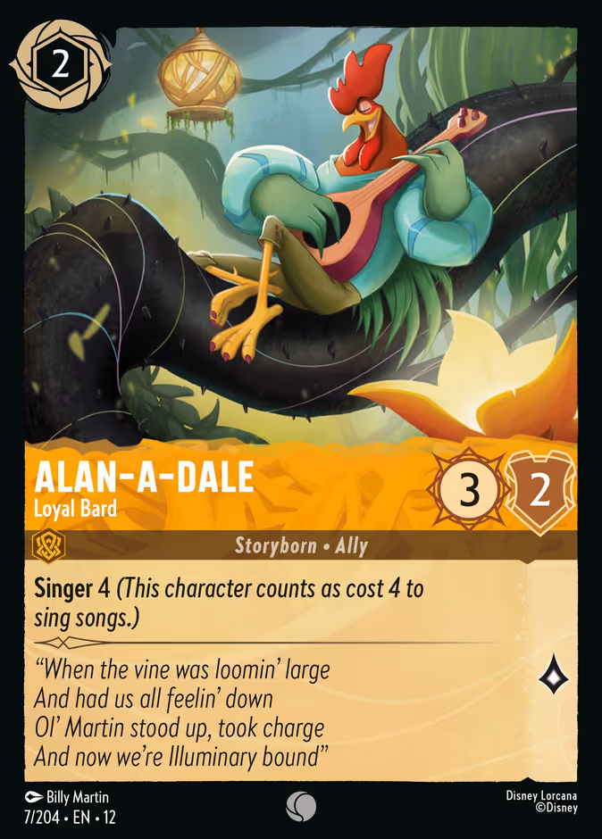 Carta Alan-a-Dale · Loyal Bard