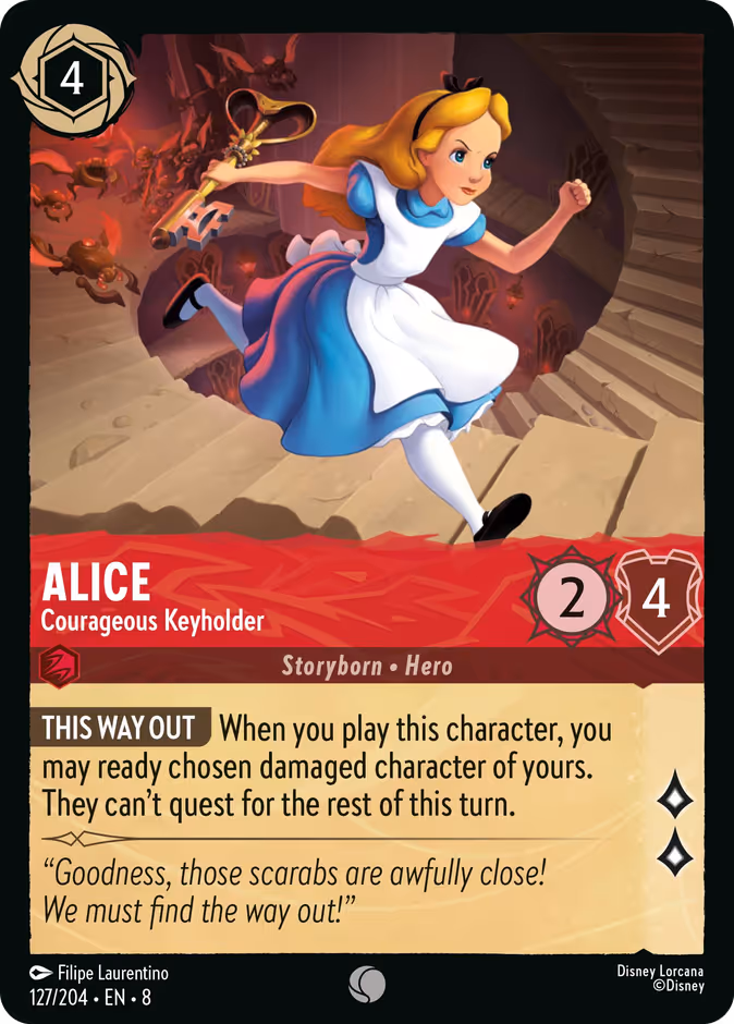 Carta Alice · Courageous Keyholder