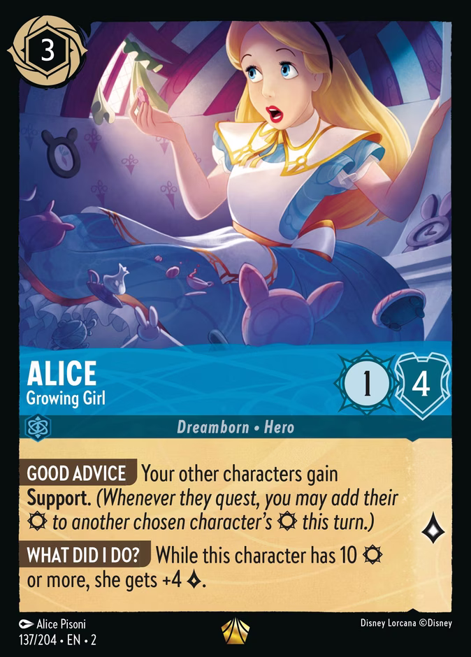 Carta Alice · Growing Girl