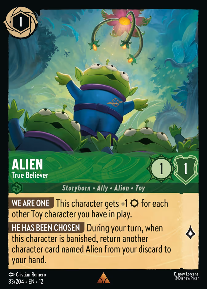 Carta Alien · True Believer