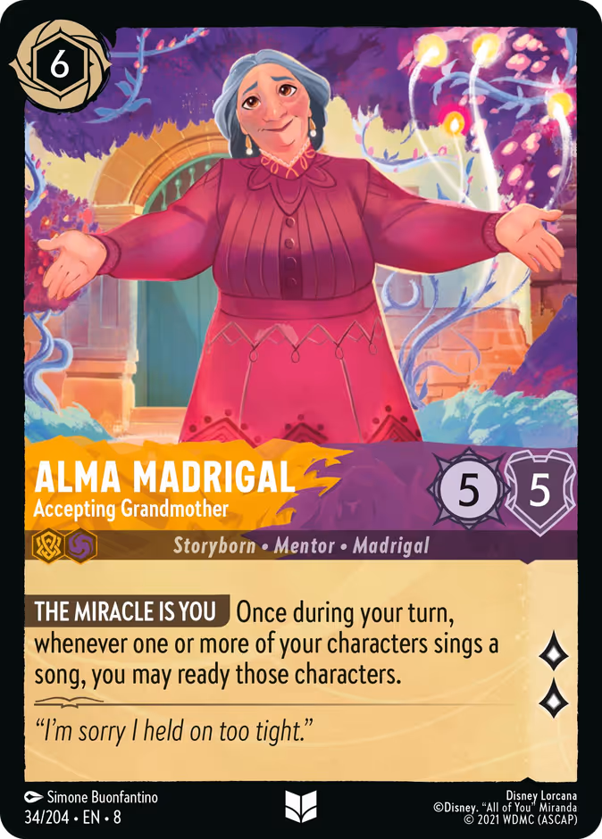Carta Alma Madrigal · Accepting Grandmother