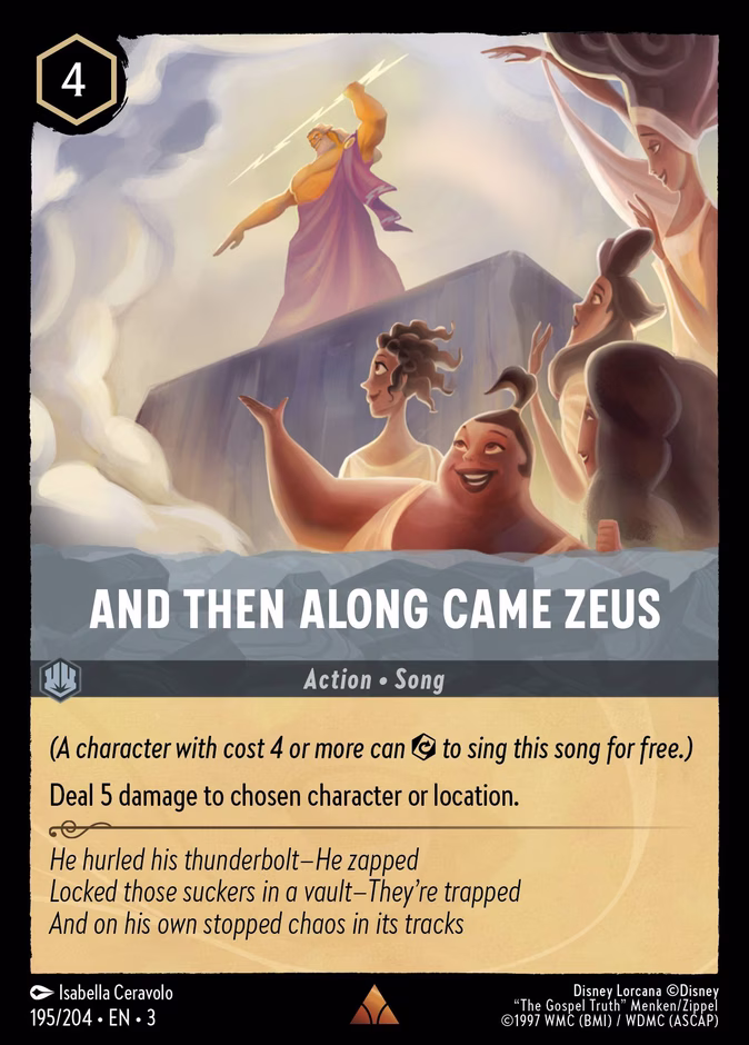 Carta And Then Along Came Zeus · 