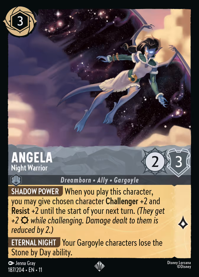 Carta Angela · Night Warrior