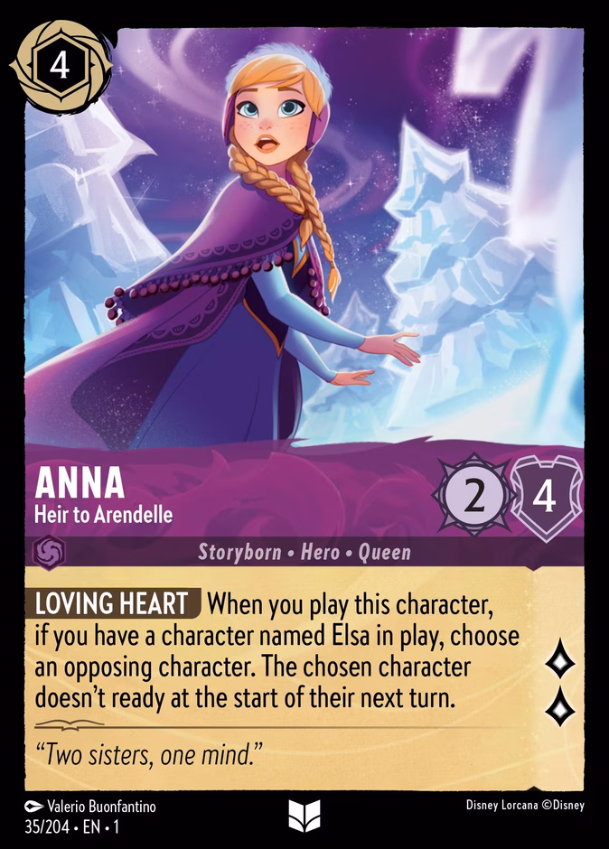 Carta Anna · Heir to Arendelle