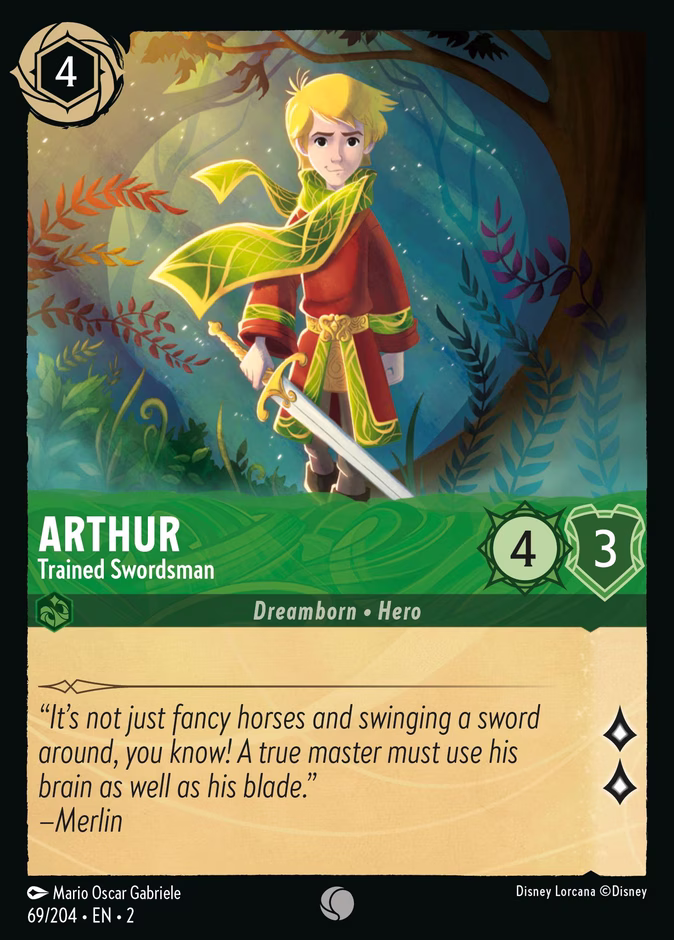 Carta Arthur · Trained Swordsman
