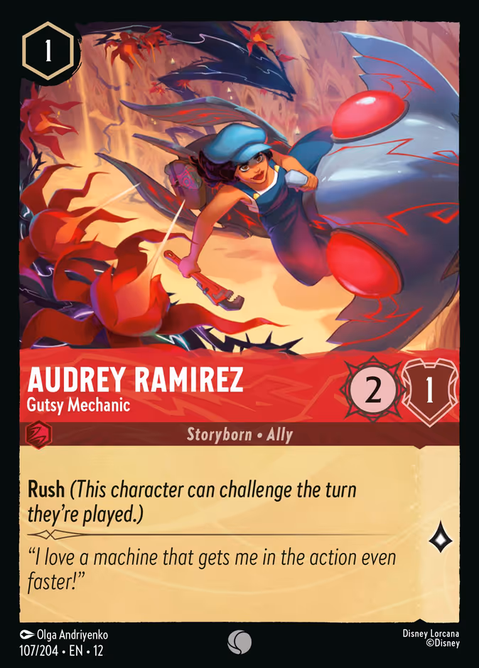 Carta Audrey Ramirez · Gutsy Mechanic