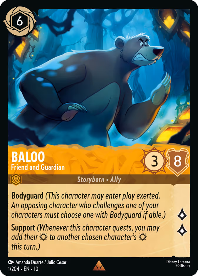 Carta Baloo · Friend and Guardian