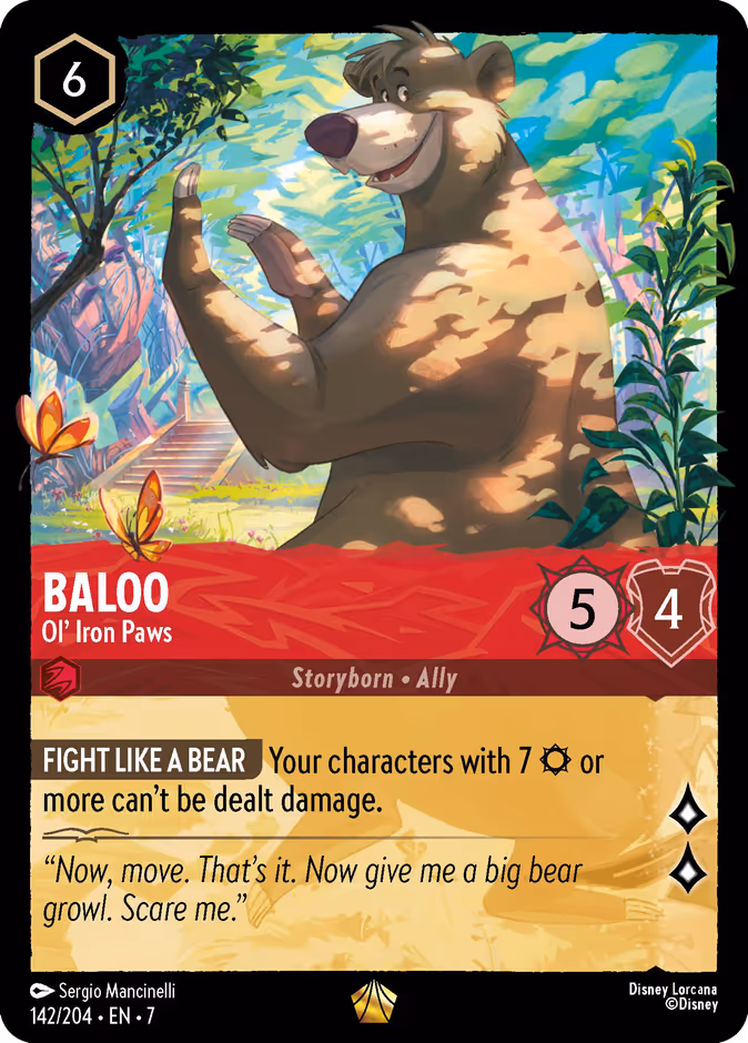 Carta Baloo · Ol' Iron Paws