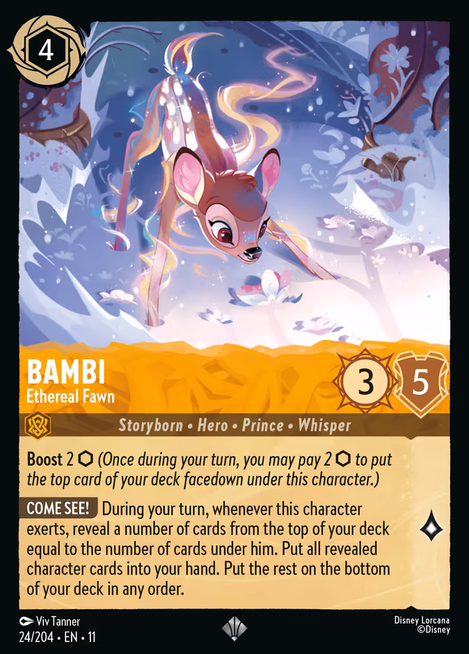 Carta Bambi · Ethereal Fawn
