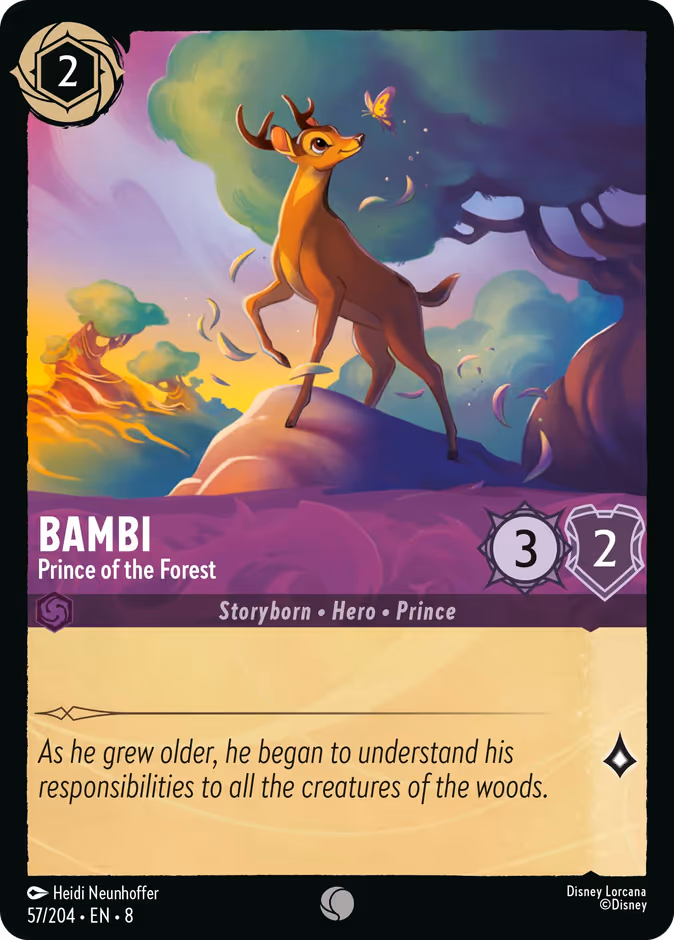 Carta Bambi · Prince of the Forest
