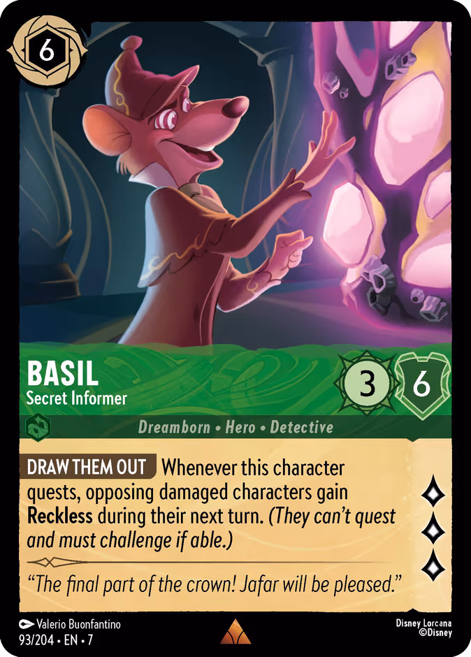 Carta Basil · Secret Informer