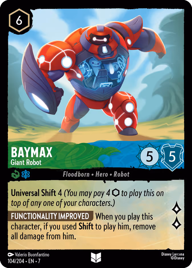 Carta Baymax · Giant Robot