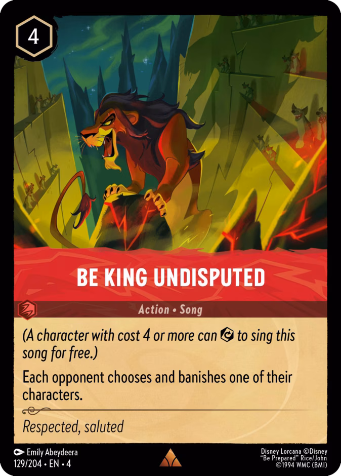 Carta Be King Undisputed · 