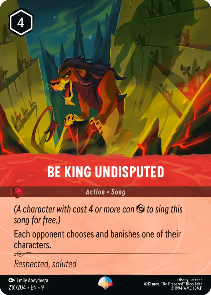 Carta Be King Undisputed · 