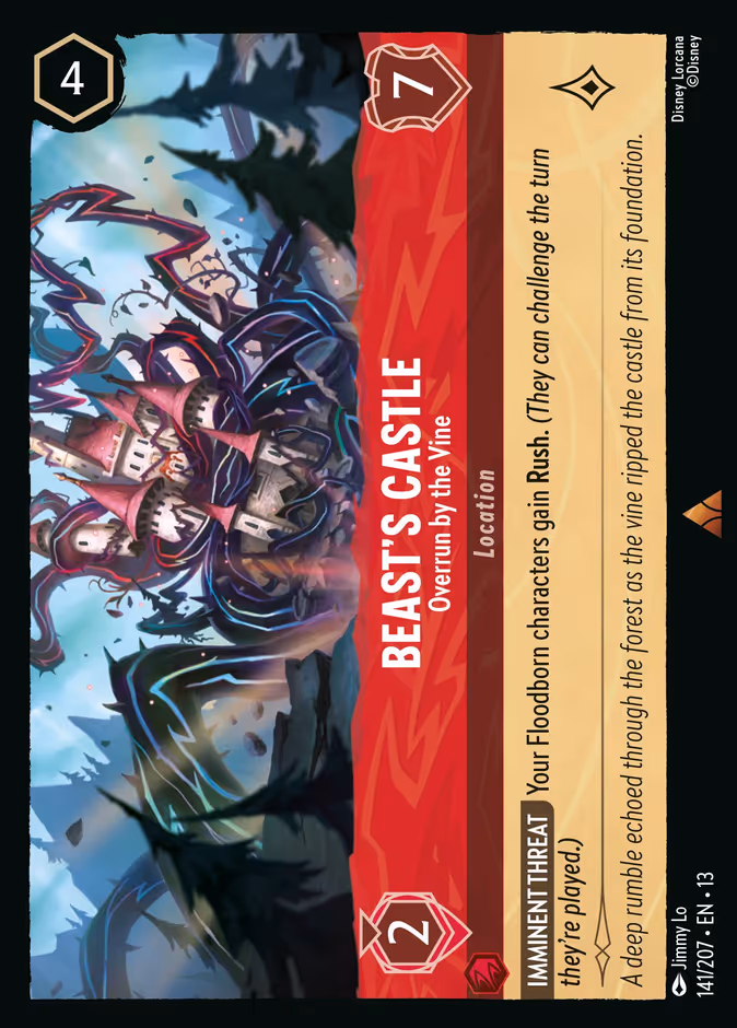 Carta Beast's Castle · Overrun by the Vine