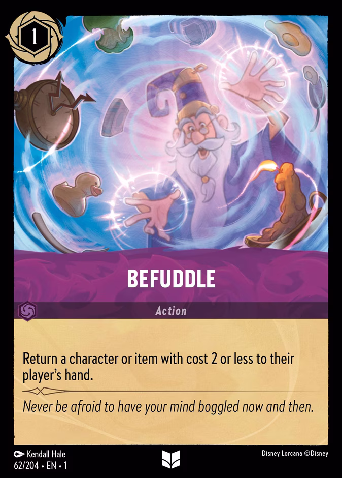 Carta oficial Befuddle ·