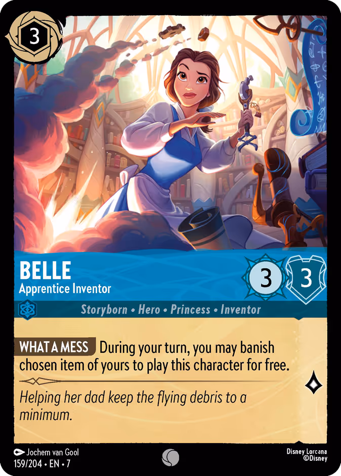 Carta oficial Belle · Apprentice Inventor