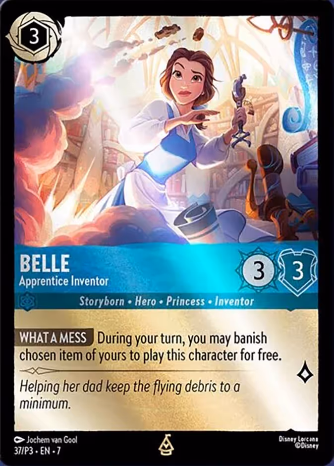 Carta oficial Belle · Apprentice Inventor
