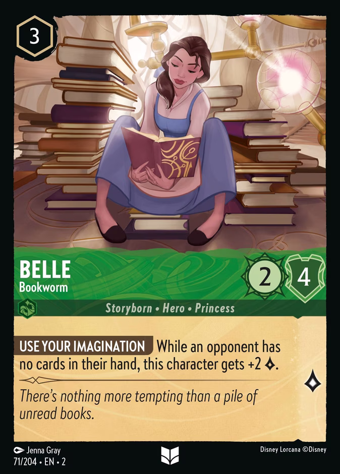 Carta Belle · Bookworm