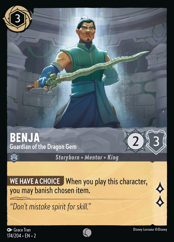 Carta Benja · Guardian of the Dragon Gem