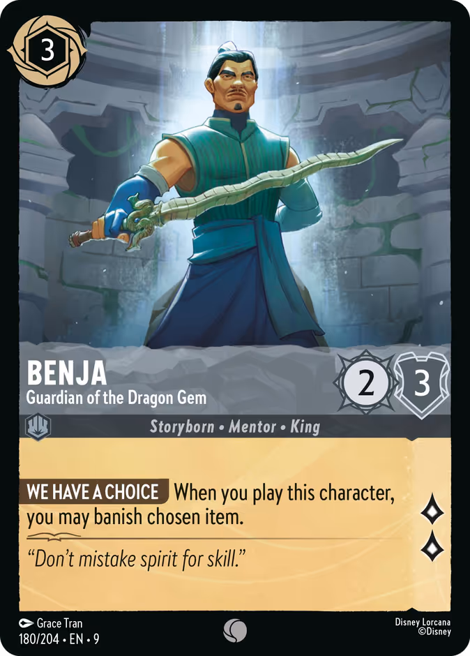 Carta Benja · Guardian of the Dragon Gem