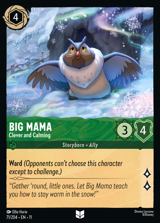 Carta Big Mama · Clever and Calming