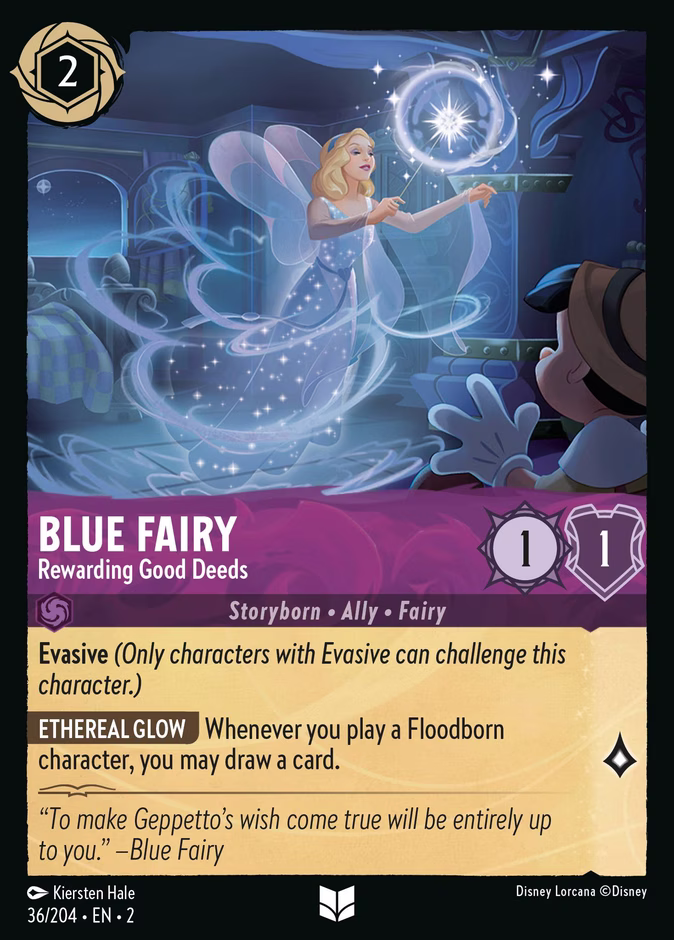 Carta Blue Fairy · Rewarding Good Deeds