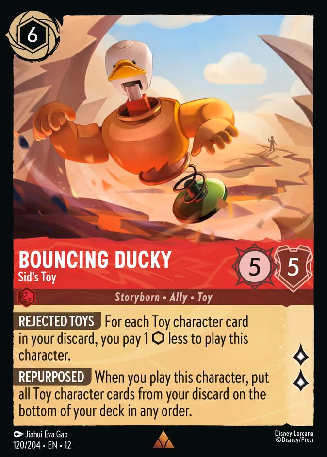 Carta Bouncing Ducky · Sid's Toy
