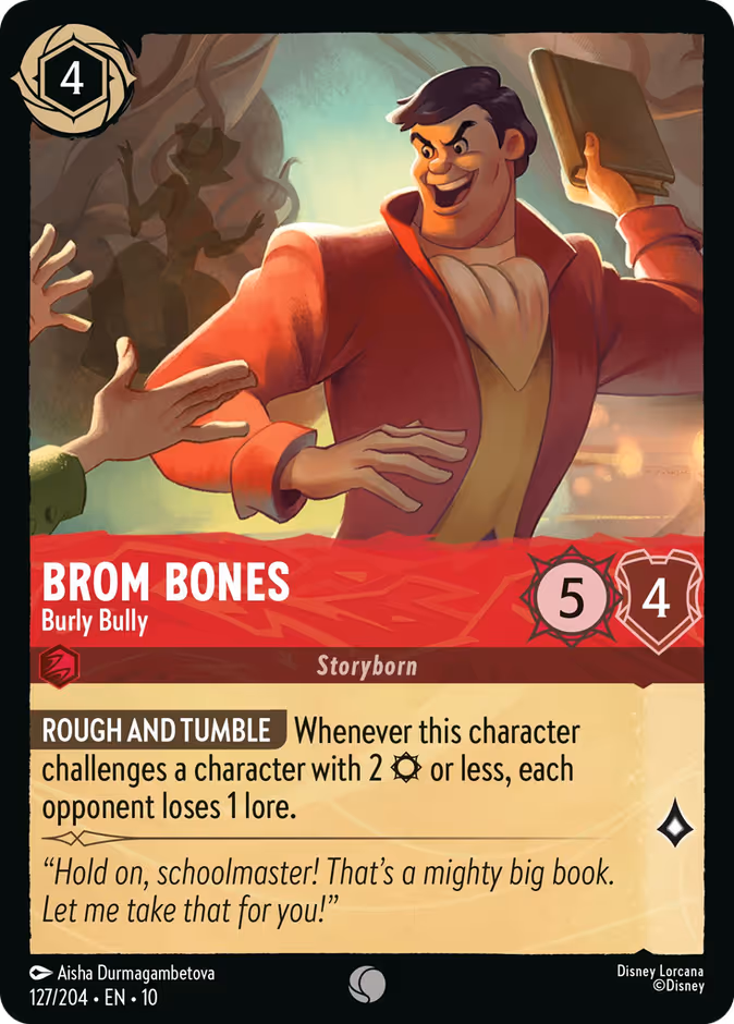 Carta Brom Bones · Burly Bully