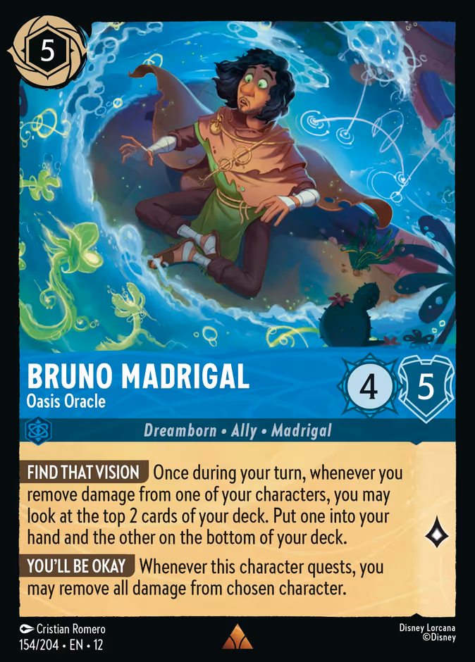 Carta Bruno Madrigal · Oasis Oracle