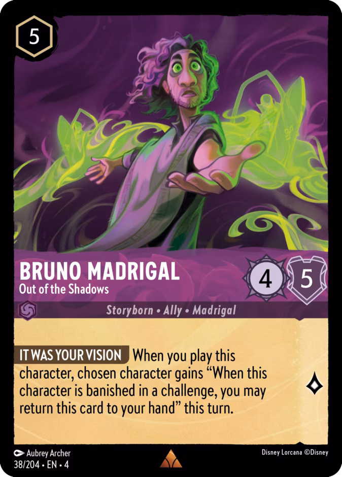 Carta Bruno Madrigal · Out of the Shadows
