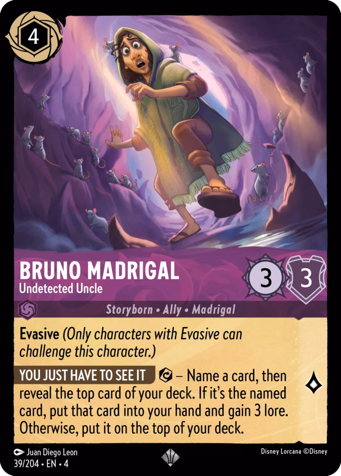 Carta Bruno Madrigal · Undetected Uncle