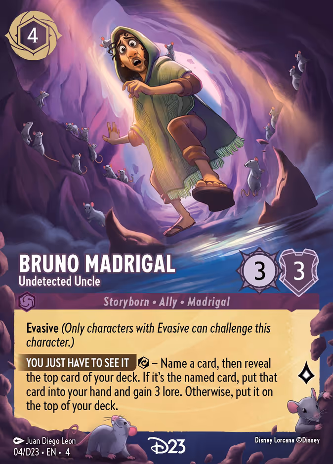 Carta Bruno Madrigal · Undetected Uncle