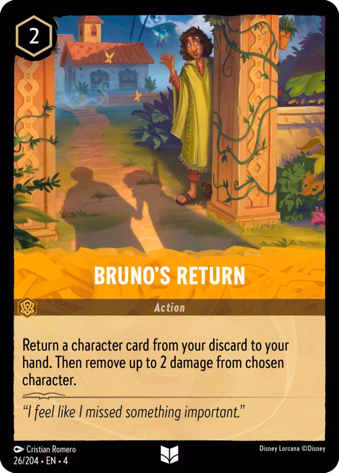 Carta oficial Bruno's Return ·