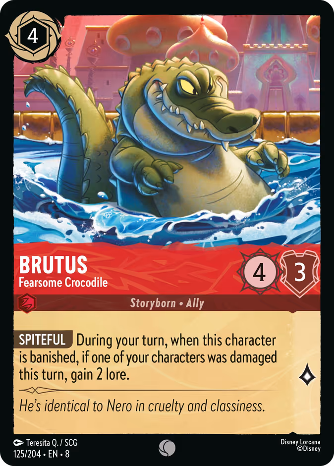 Carta Brutus · Fearsome Crocodile