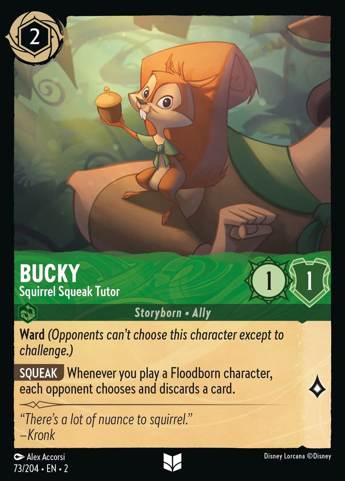 Carta Bucky · Squirrel Squeak Tutor
