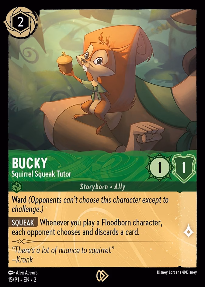 Carta Bucky · Squirrel Squeak Tutor