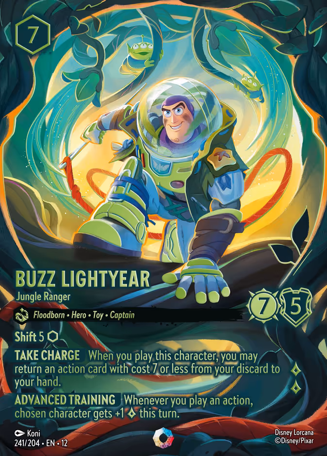 Carta Buzz Lightyear · Jungle Ranger
