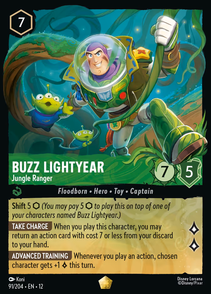 Carta Buzz Lightyear · Jungle Ranger