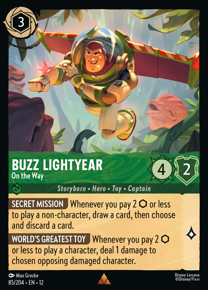 Carta Buzz Lightyear · On the Way