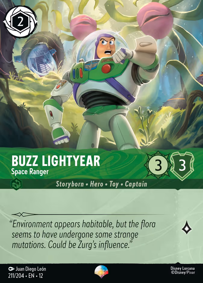 Carta Buzz Lightyear · Space Ranger