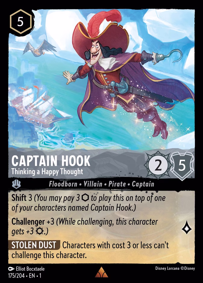 Carta Captain Hook · Thinking a Happy Thought