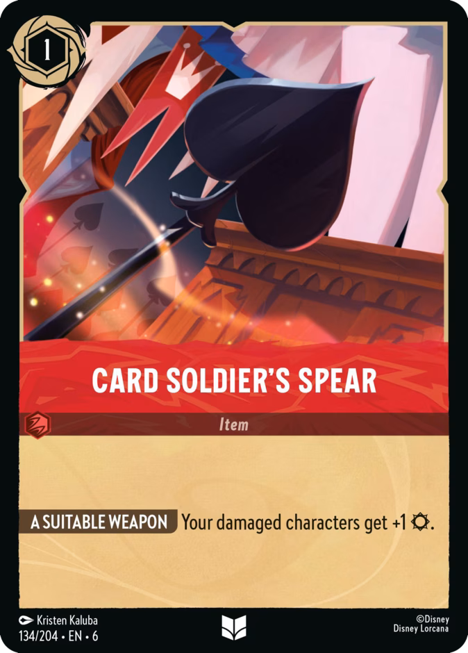 Carta Card Soldier's Spear · 