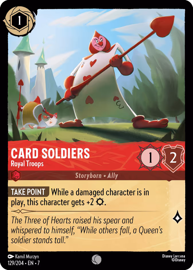 Carta Card Soldiers · Royal Troops