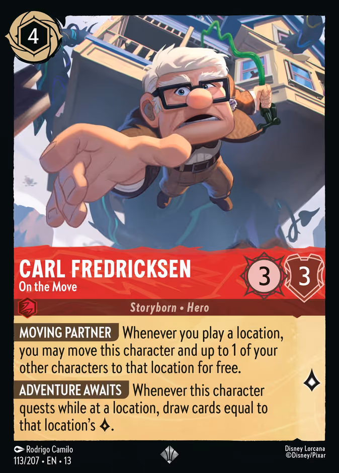 Carta Carl Fredricksen · On the Move